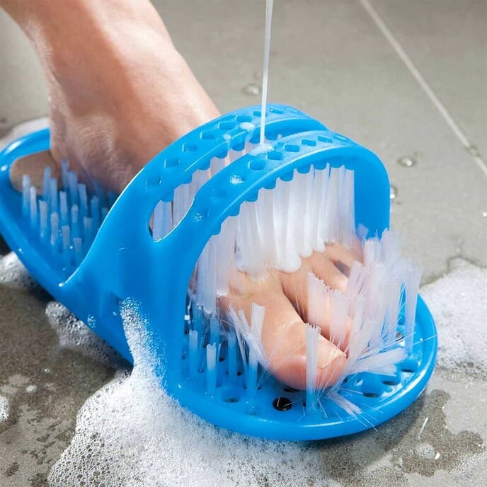 shower sandal blue