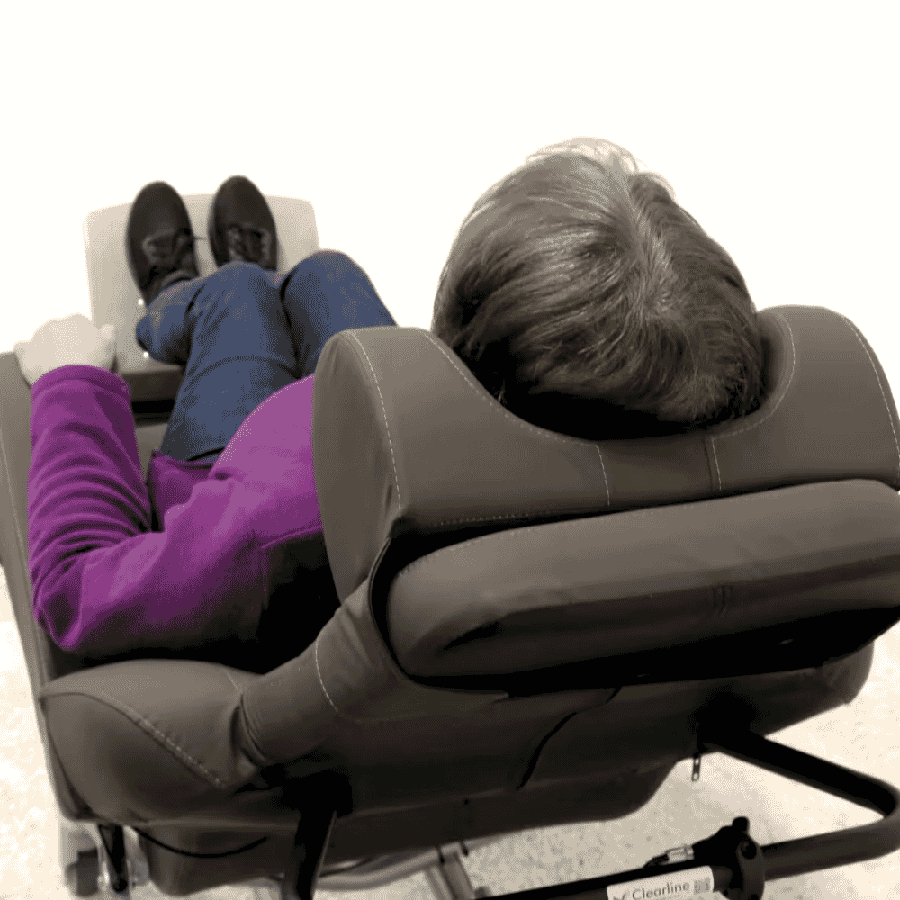 shuttle shell chair from above