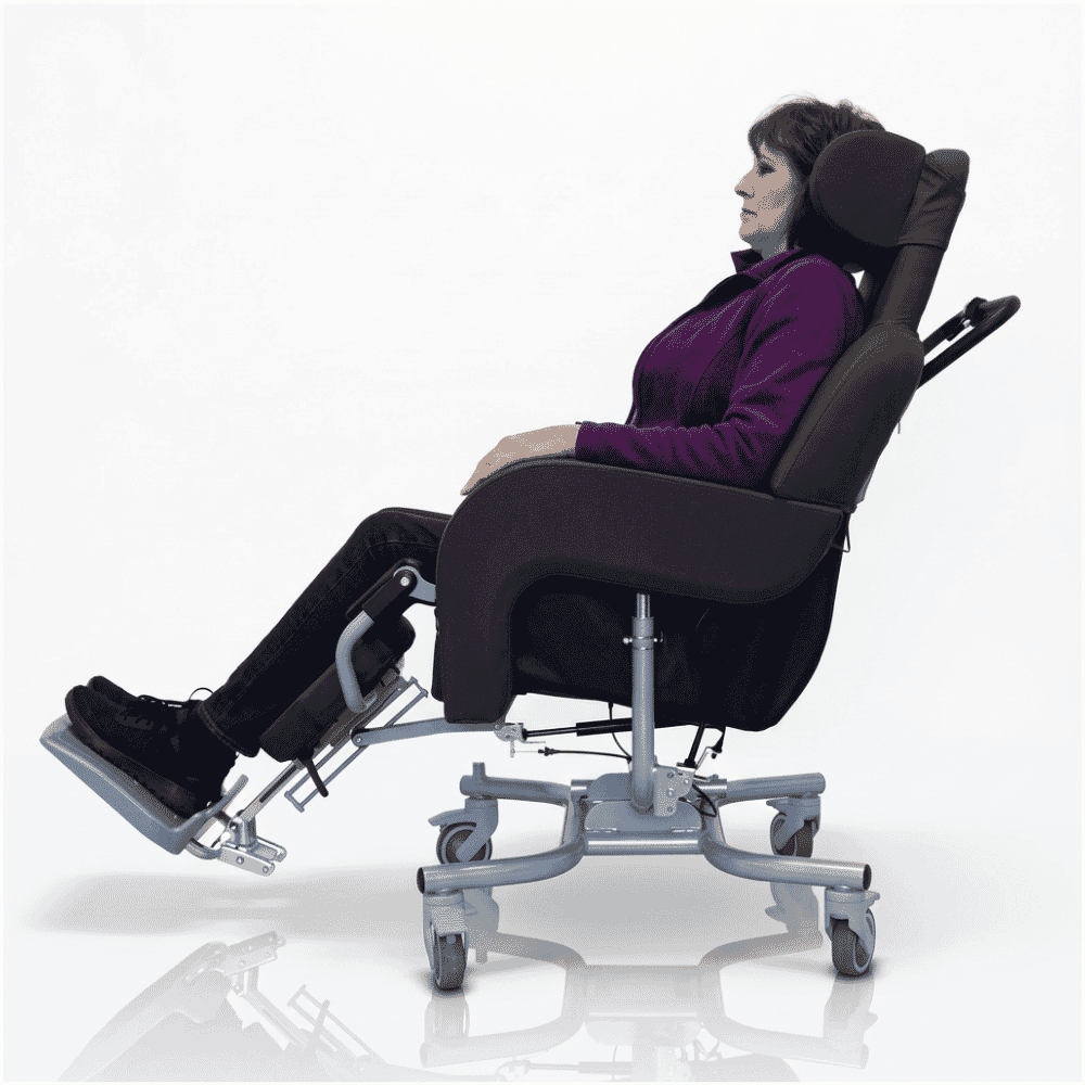 shuttle shell chair in use
