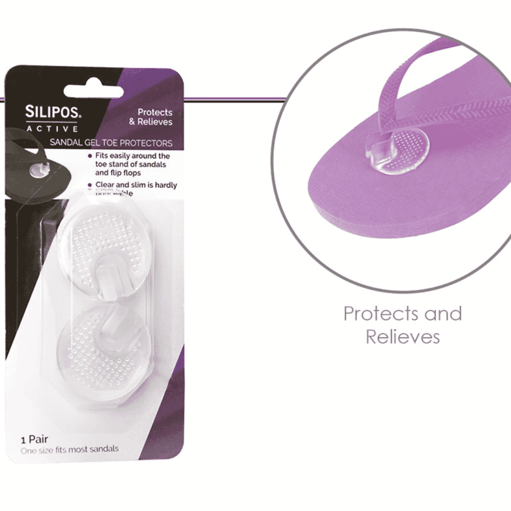 silipos sandal gel toe protectors packaging