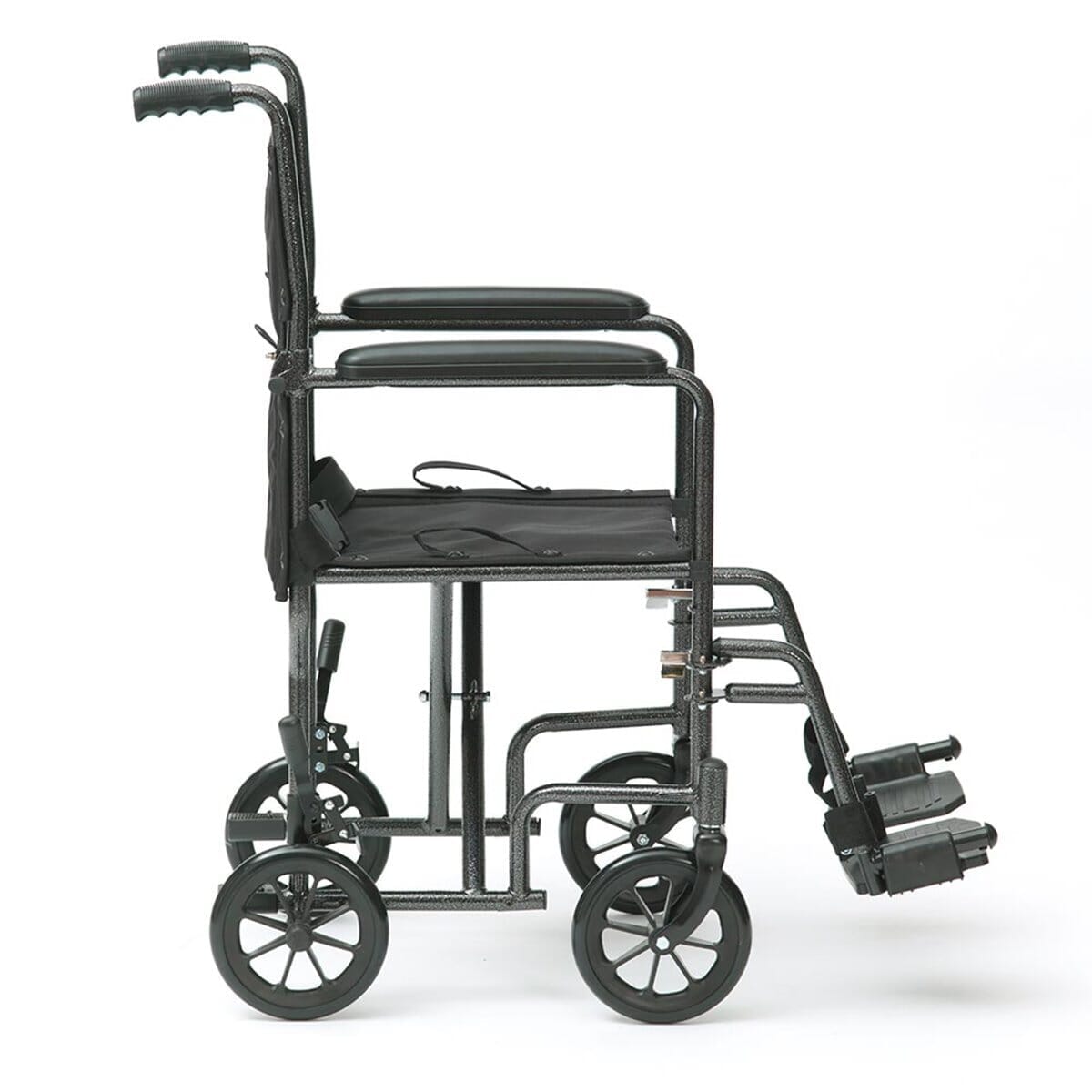 silver sport transit wheelchair side