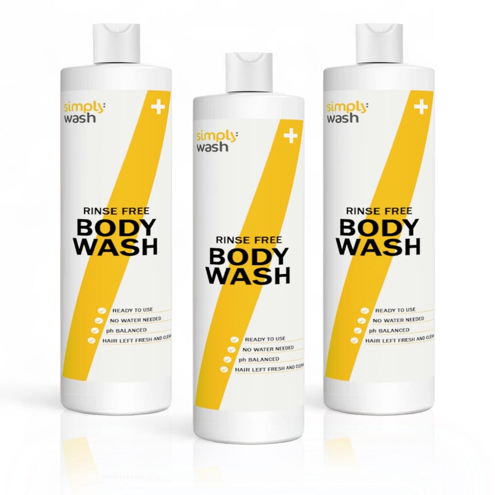 simply wash rinse free body wash 500ml pack of 3