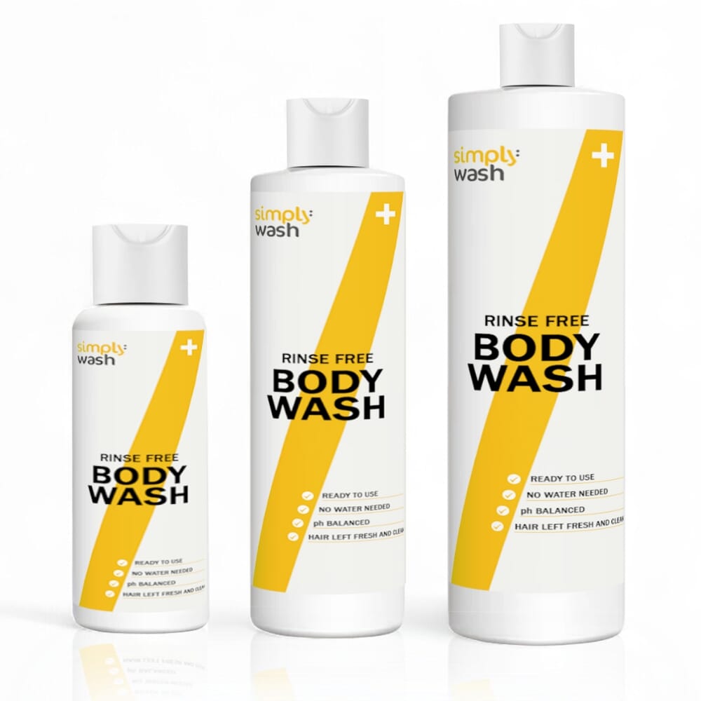 Simply Wash Rinse Free Body Wash