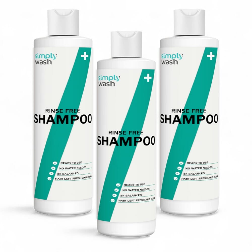 simply wash rinse free shampoo 200ml pack of 3