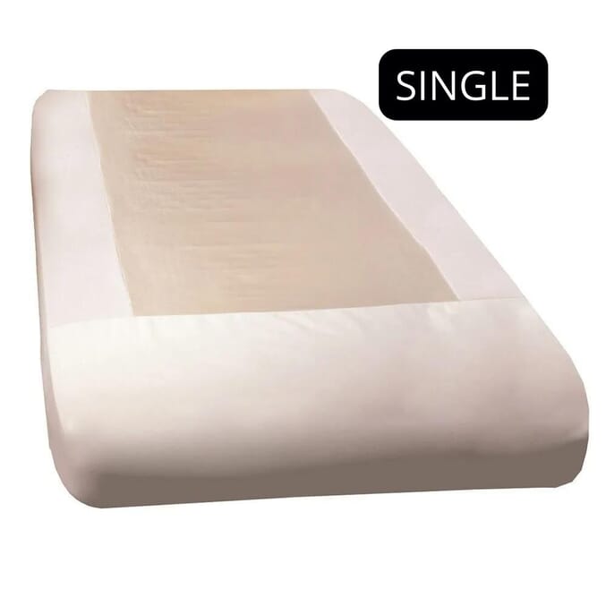 sit slide polycotton sheet single 900 x 1900 x 200mm