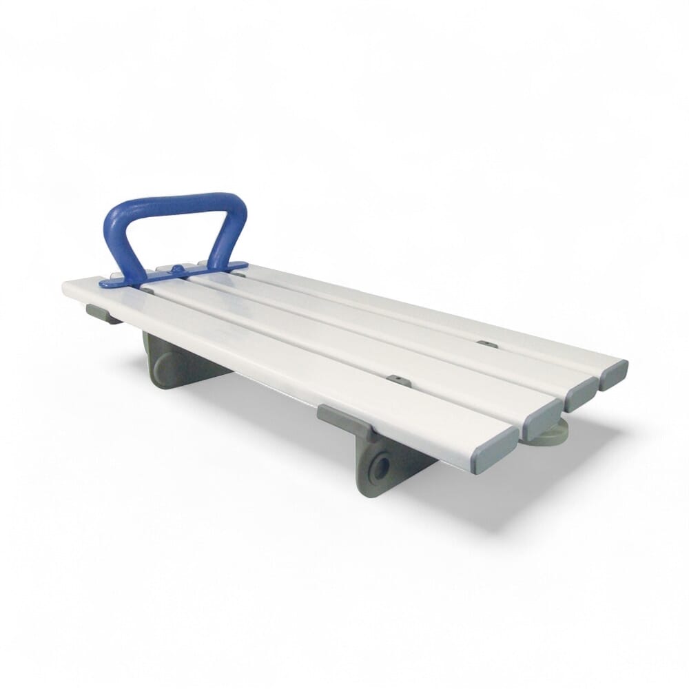 slatted bath board with handle 66cm