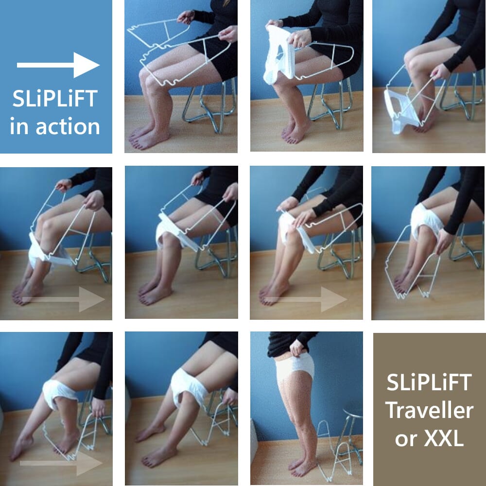 sliplift pants aid in action