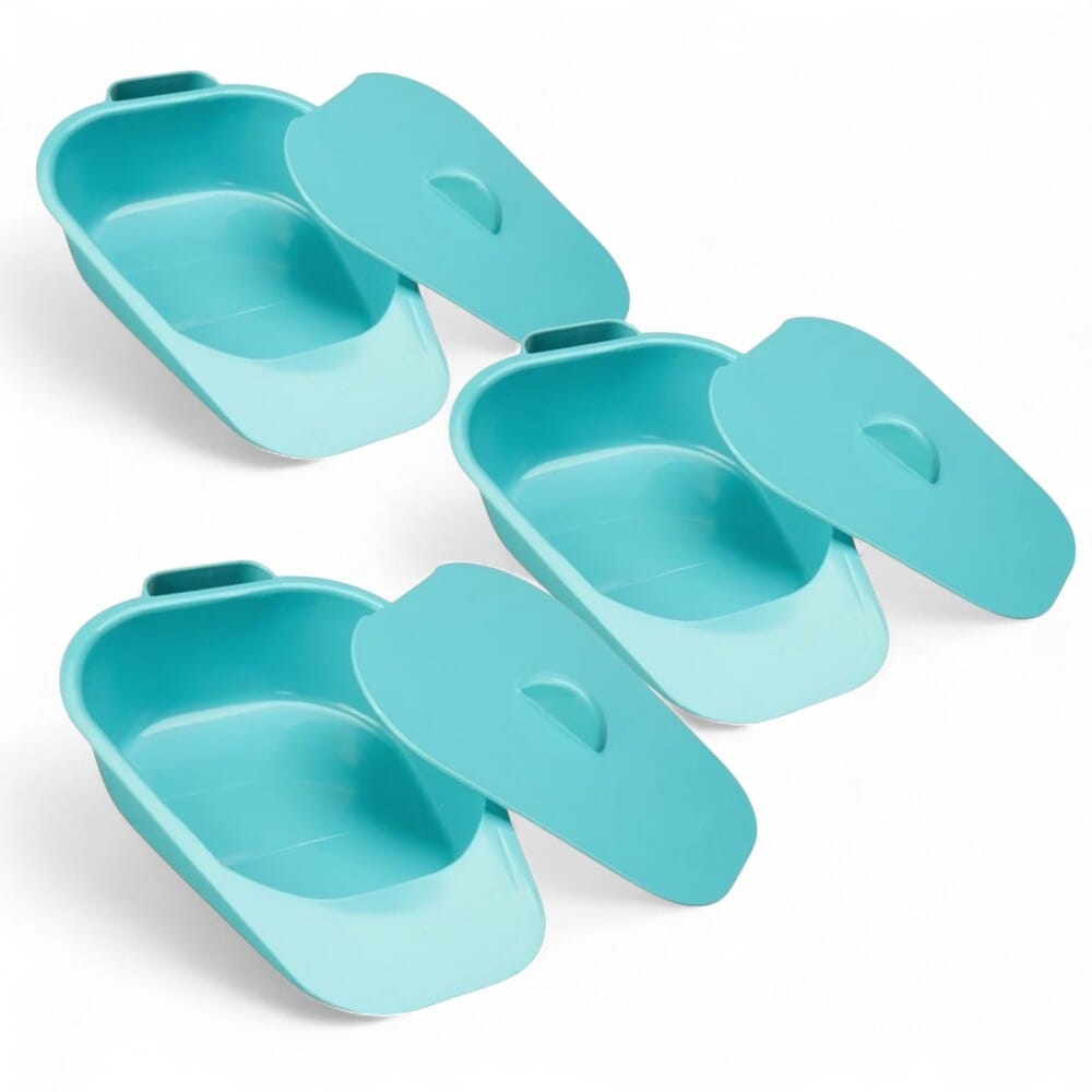 slipper bed pan pack of 3
