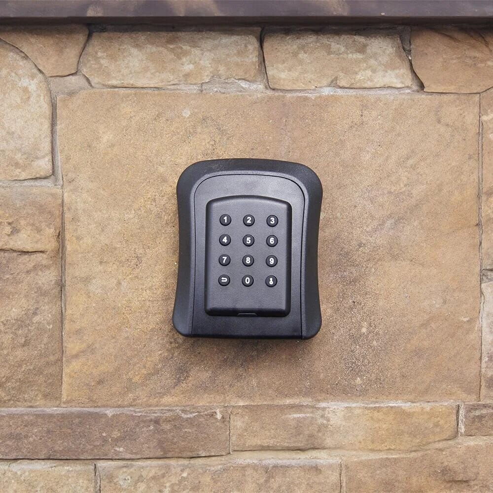 smart key safe on wall