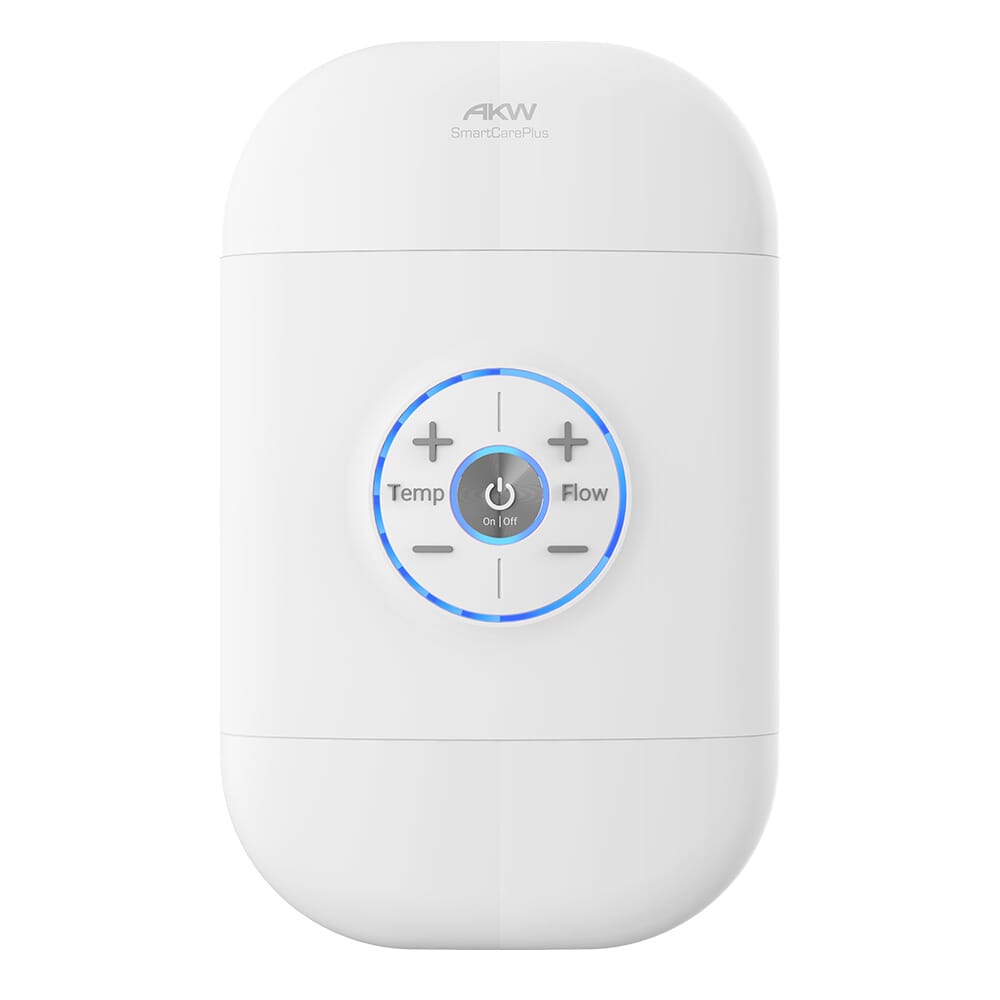 smartcare plus shower white silver control unit