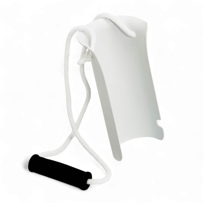 sock and stocking aid with comfy foam handles continuous loop with notch