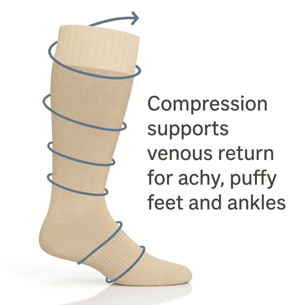 sockbuddys copper compression socks infographic