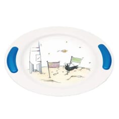 Soft Grip Children's Plate & Bowl - Adventure - Soft Grip Children's Plate - Adventure