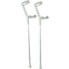 Soft Grip Ergo Comfort Crutches - Grey