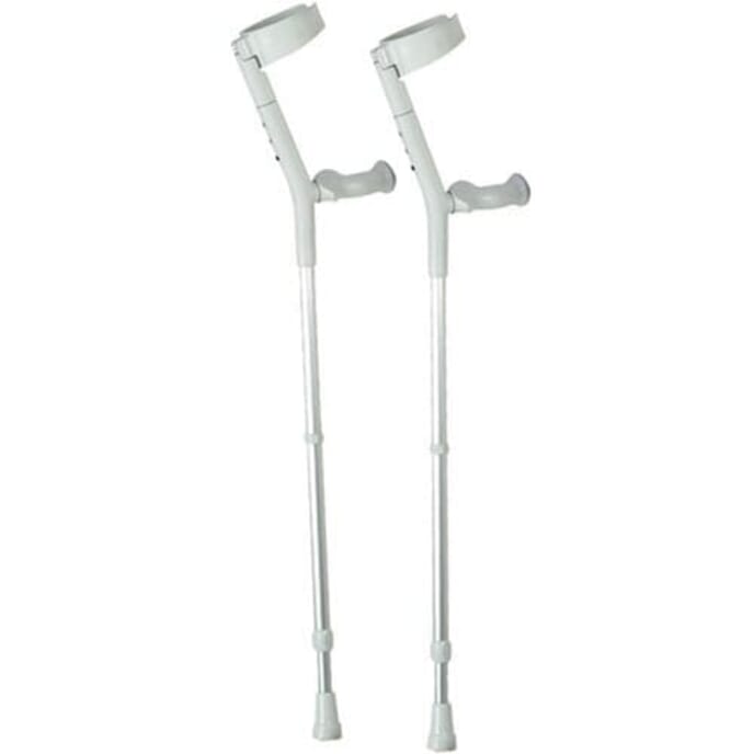 soft grip ergo comfort crutches grey