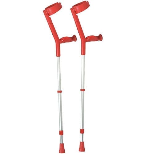 View Soft Grip Ergo Comfort Crutches Red information