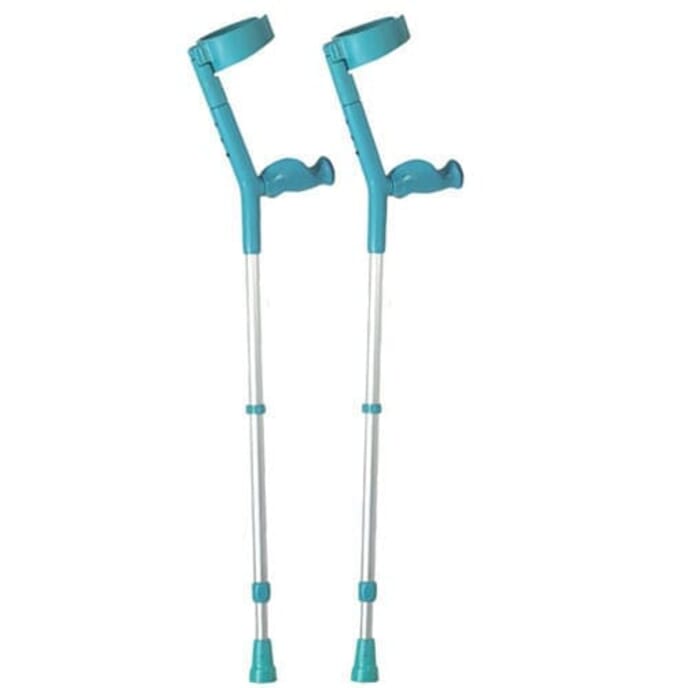 soft grip ergo comfort crutches turquoise