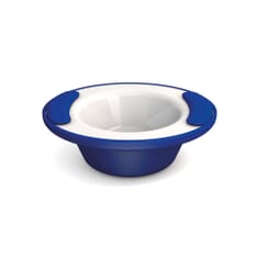 Soft Grip Keep Warm Thermo Bowl - Blue & White