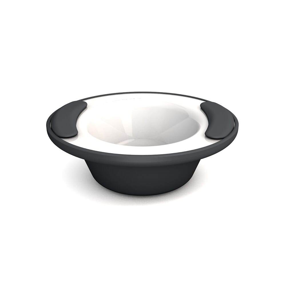 soft grip keep warm thermo bowl dark grey