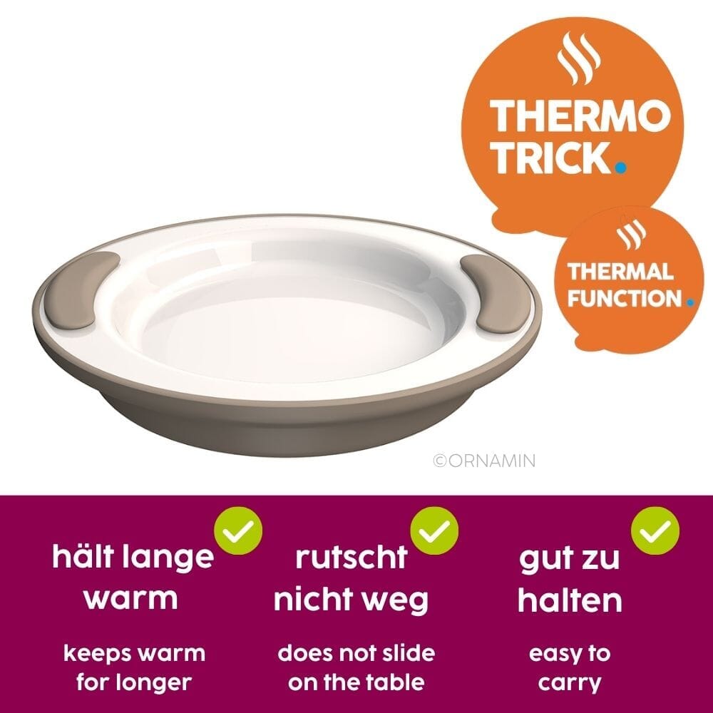 soft grip keep warm thermo plate infographic