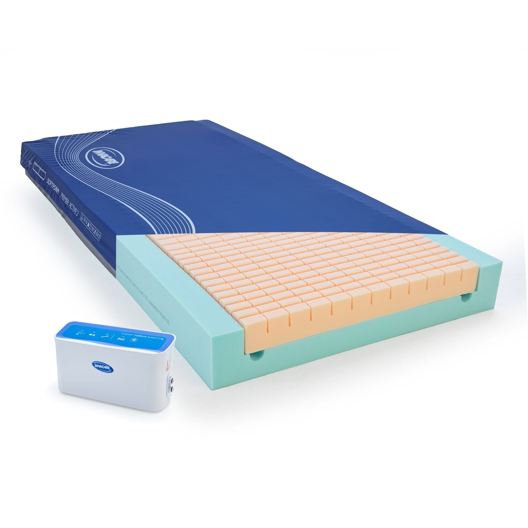 softform premier active 2 hybrid mattress showing castellations