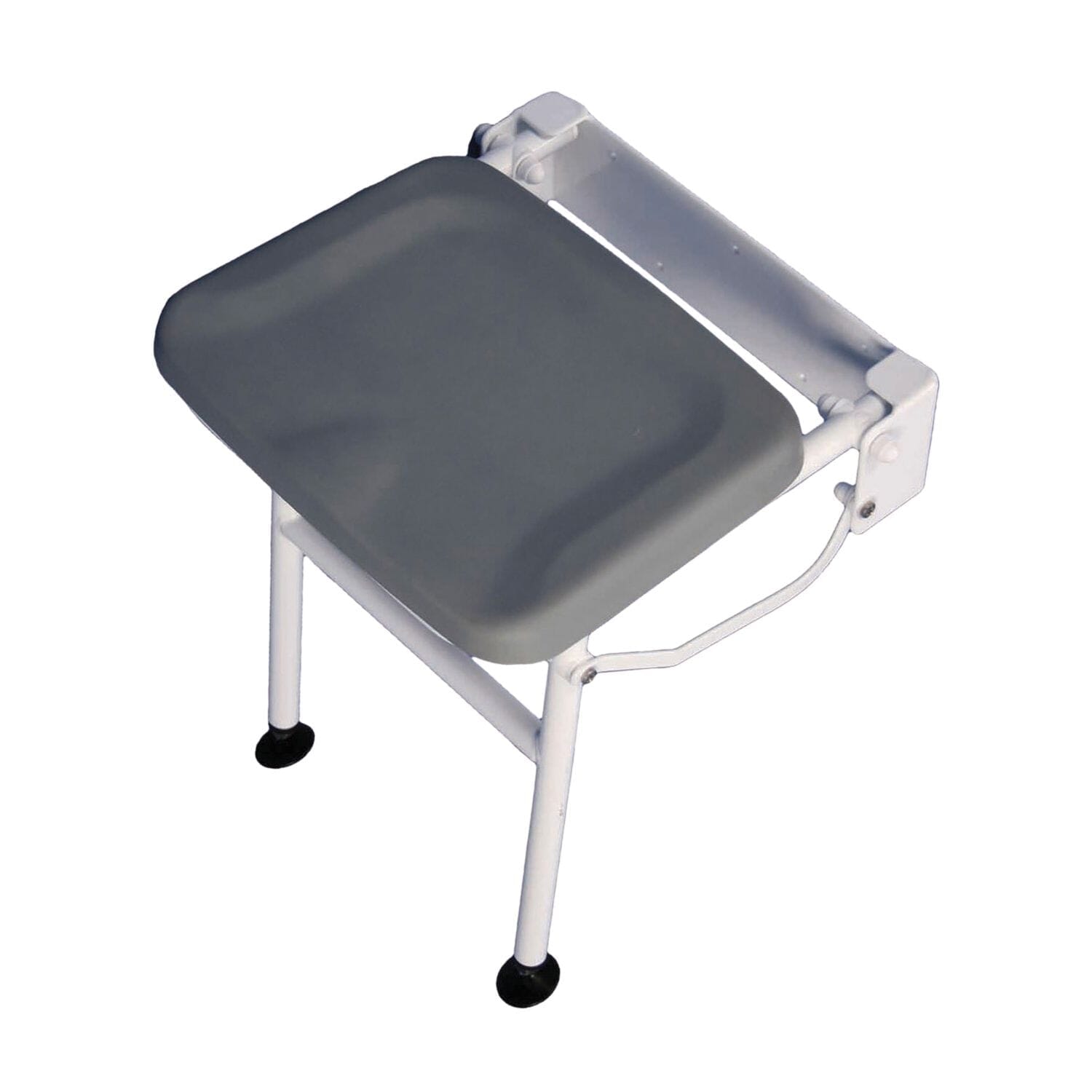 View Solo Compact Padded Shower Seat with Leg Grey Seat information