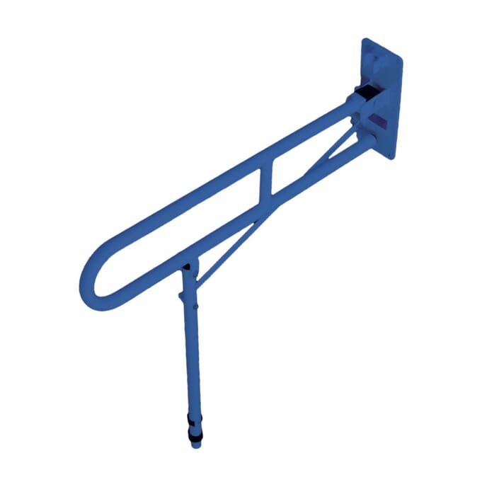 solo contract hinged arm support blue