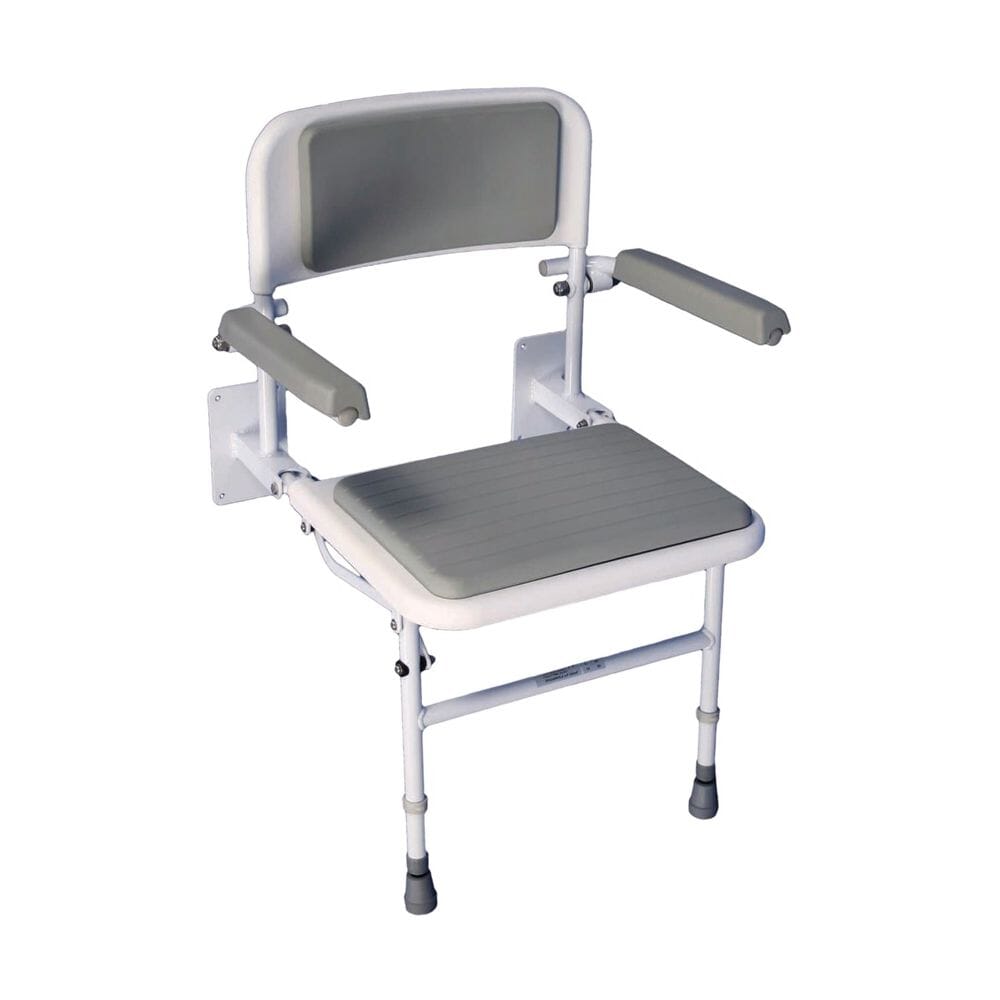View Solo Deluxe Shower Seat With Padded Back Seat information
