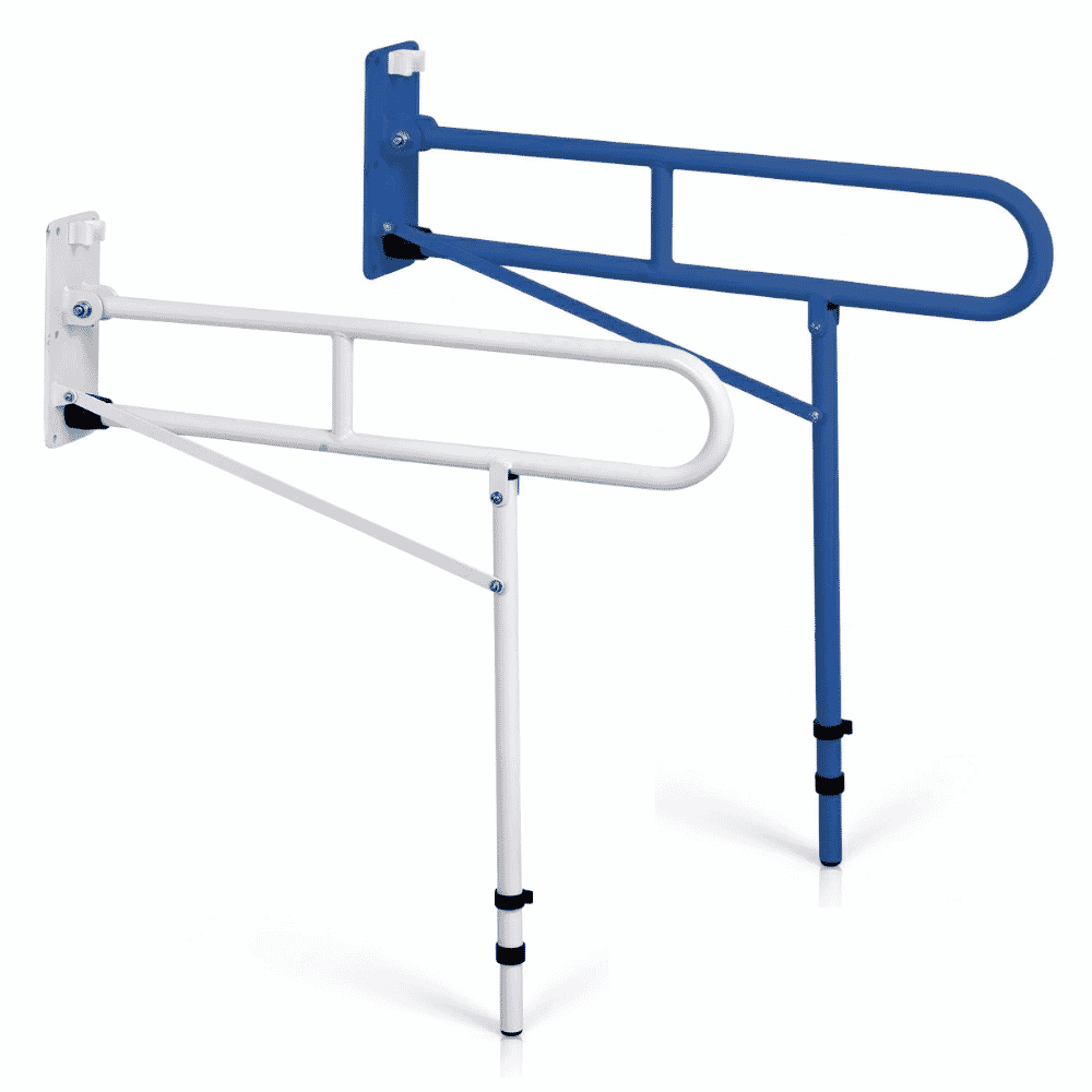 Solo Drop Down Toilet Support Rail with Leg