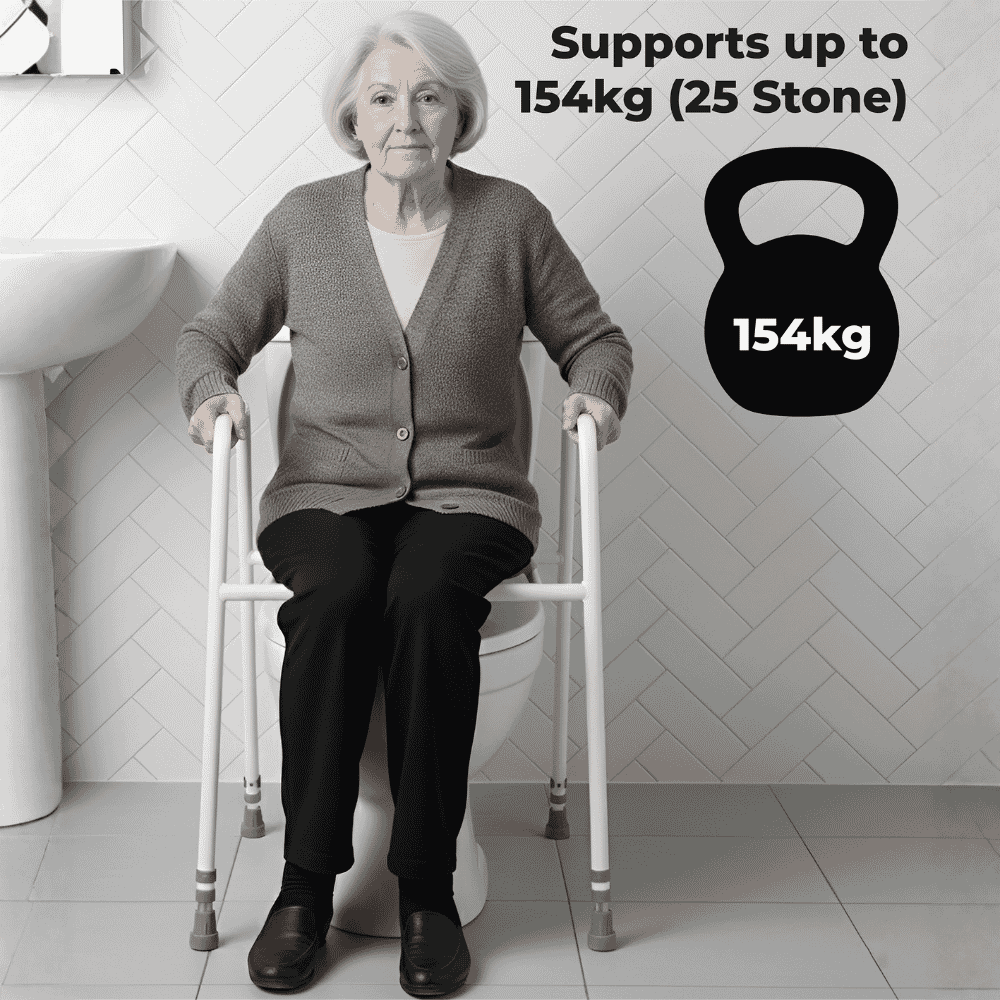 solo skandia raised toilet seat and frame max weight