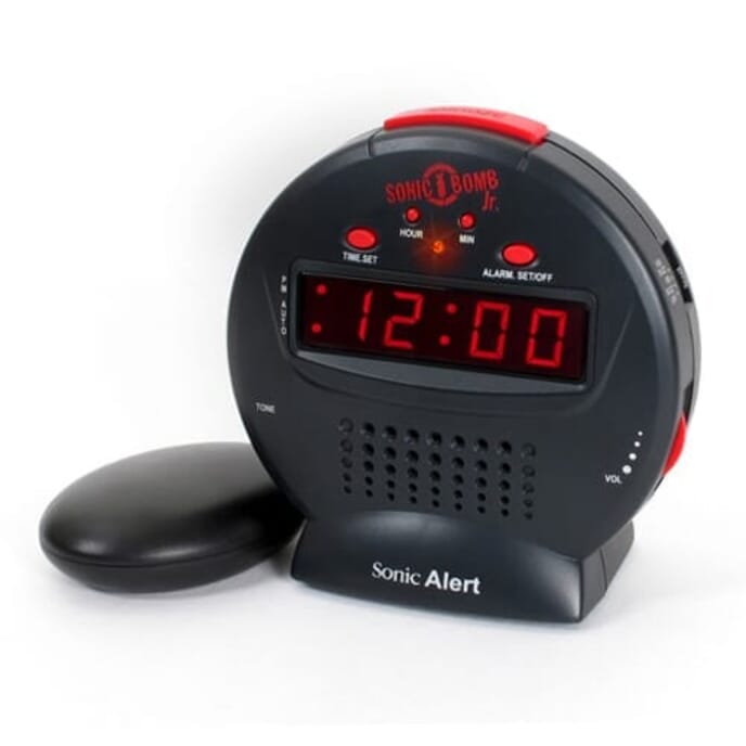 sonic bomb junior extra loud compact alarm clock