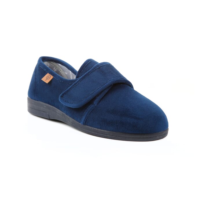 sophie ladies ultra wide slipper navy