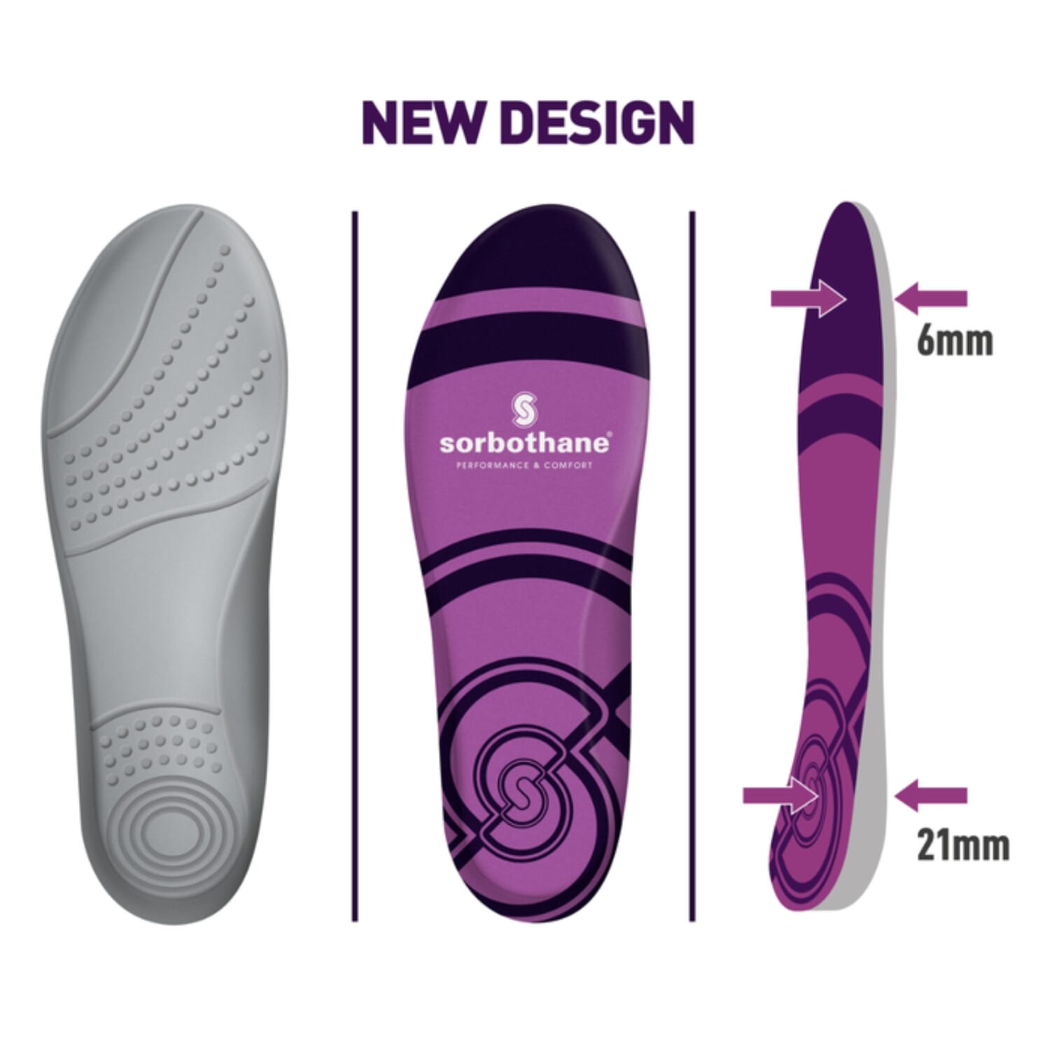 sorbothane cush n step insoles new design