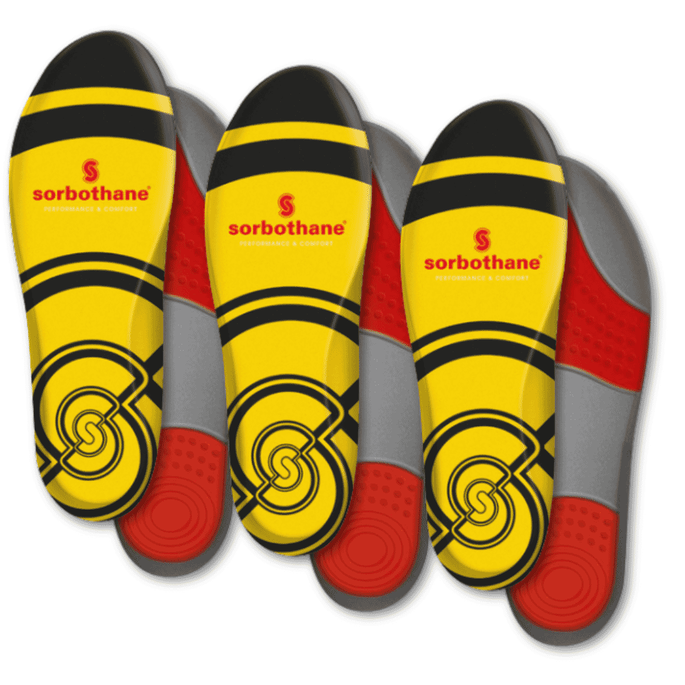 sorbothane double strike insoles 3 pairs