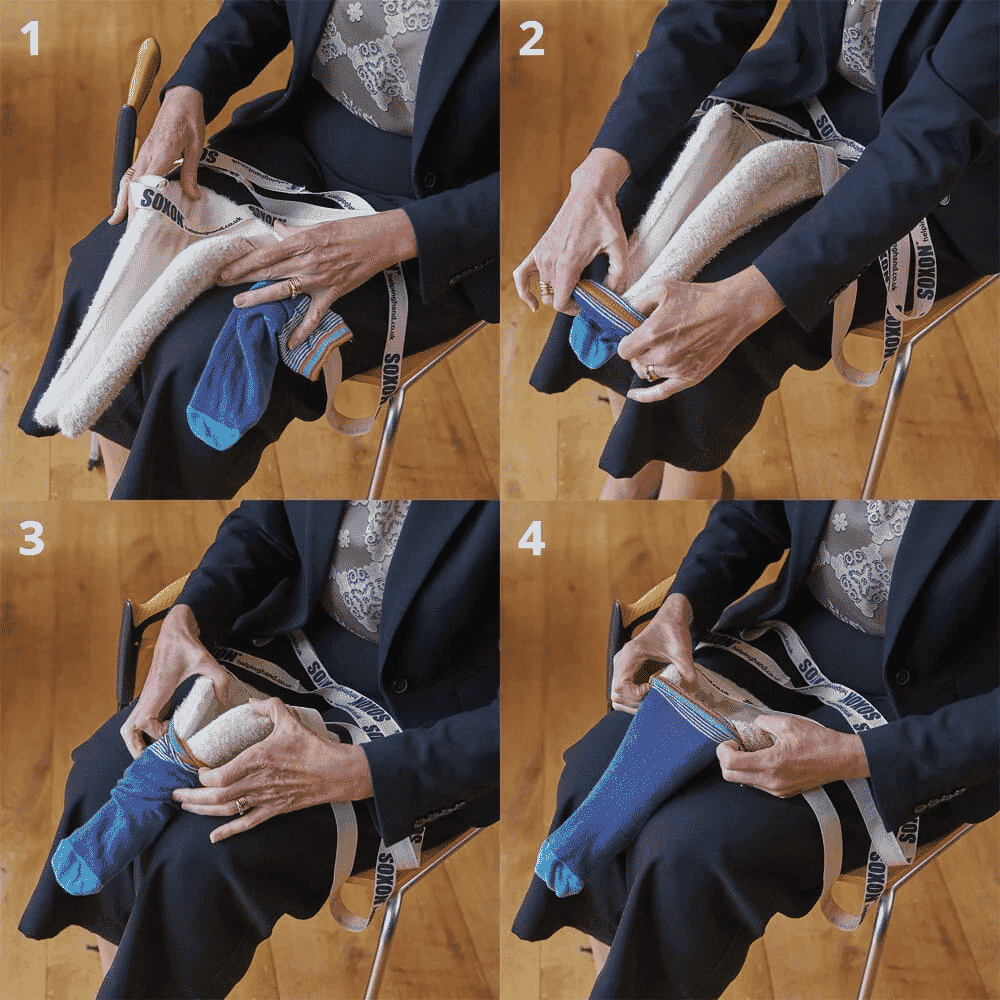 soxon sock stocking aid how to