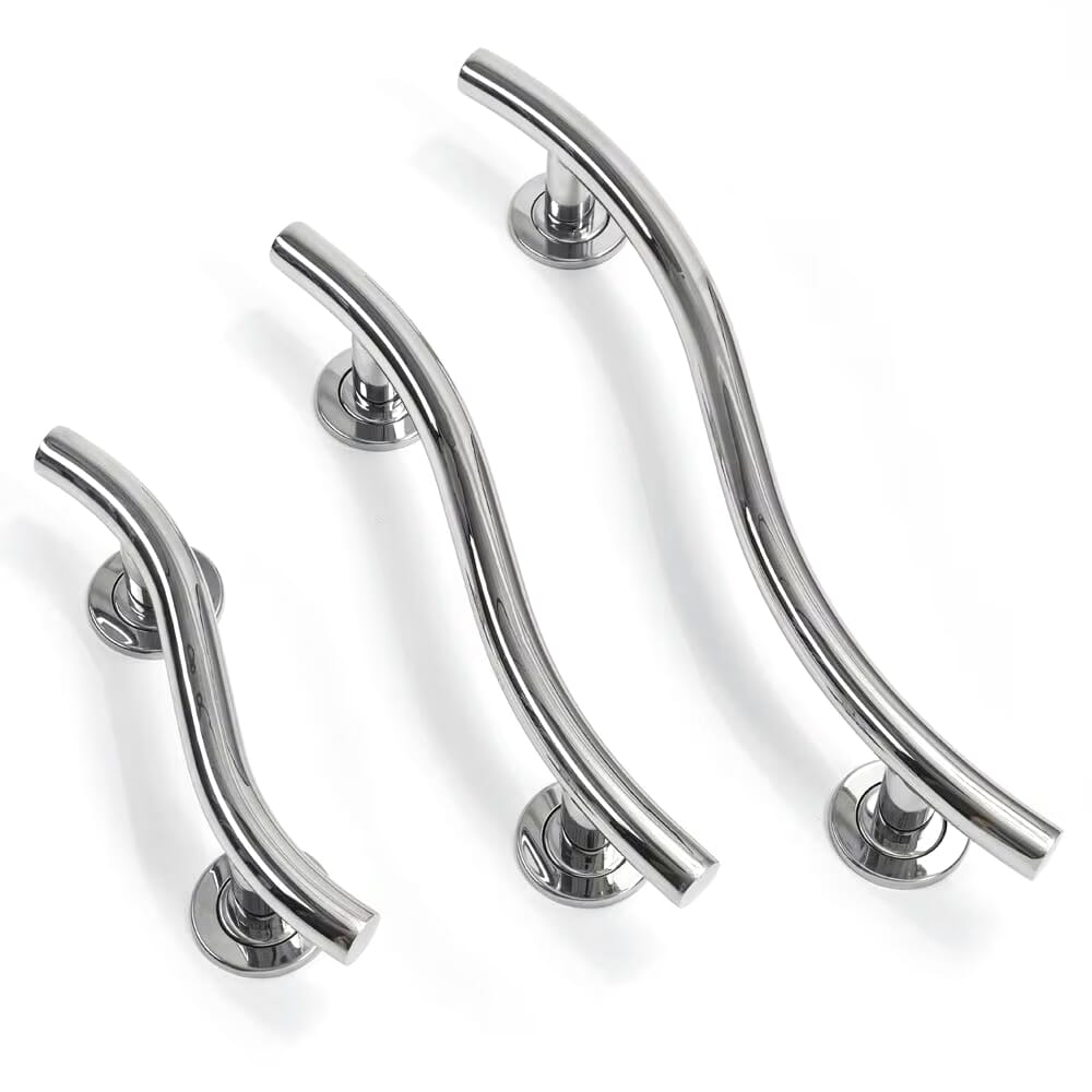 View Spa Stainless Steel Curved Grab Rail 14 inch information