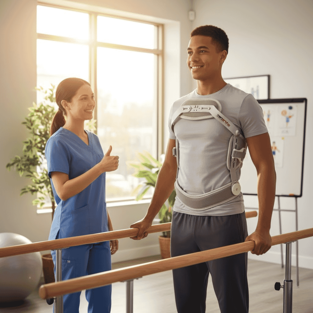 spine hyperextension brace lifestyle