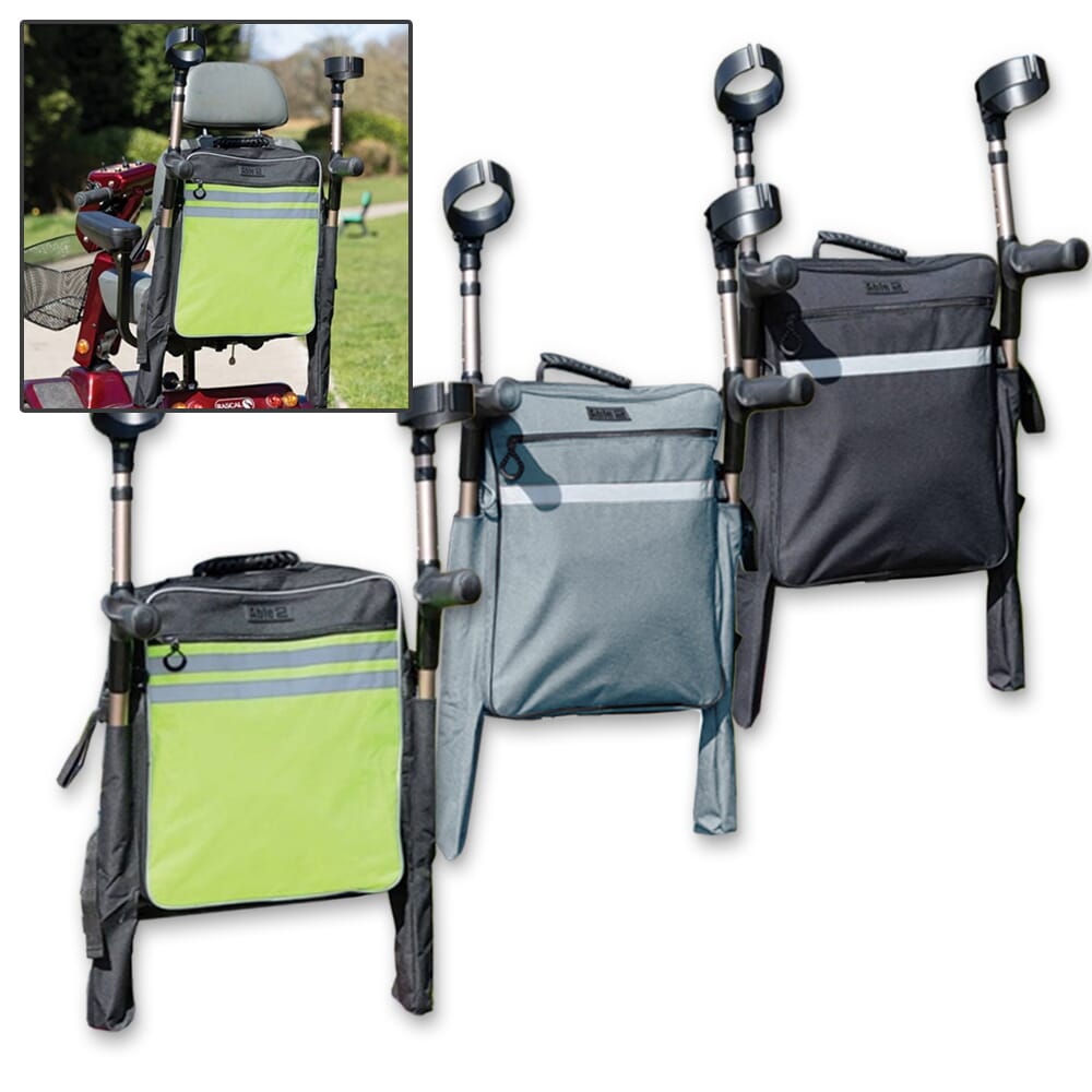 View Splash Scooter Bag with Crutch Pockets HiVis information