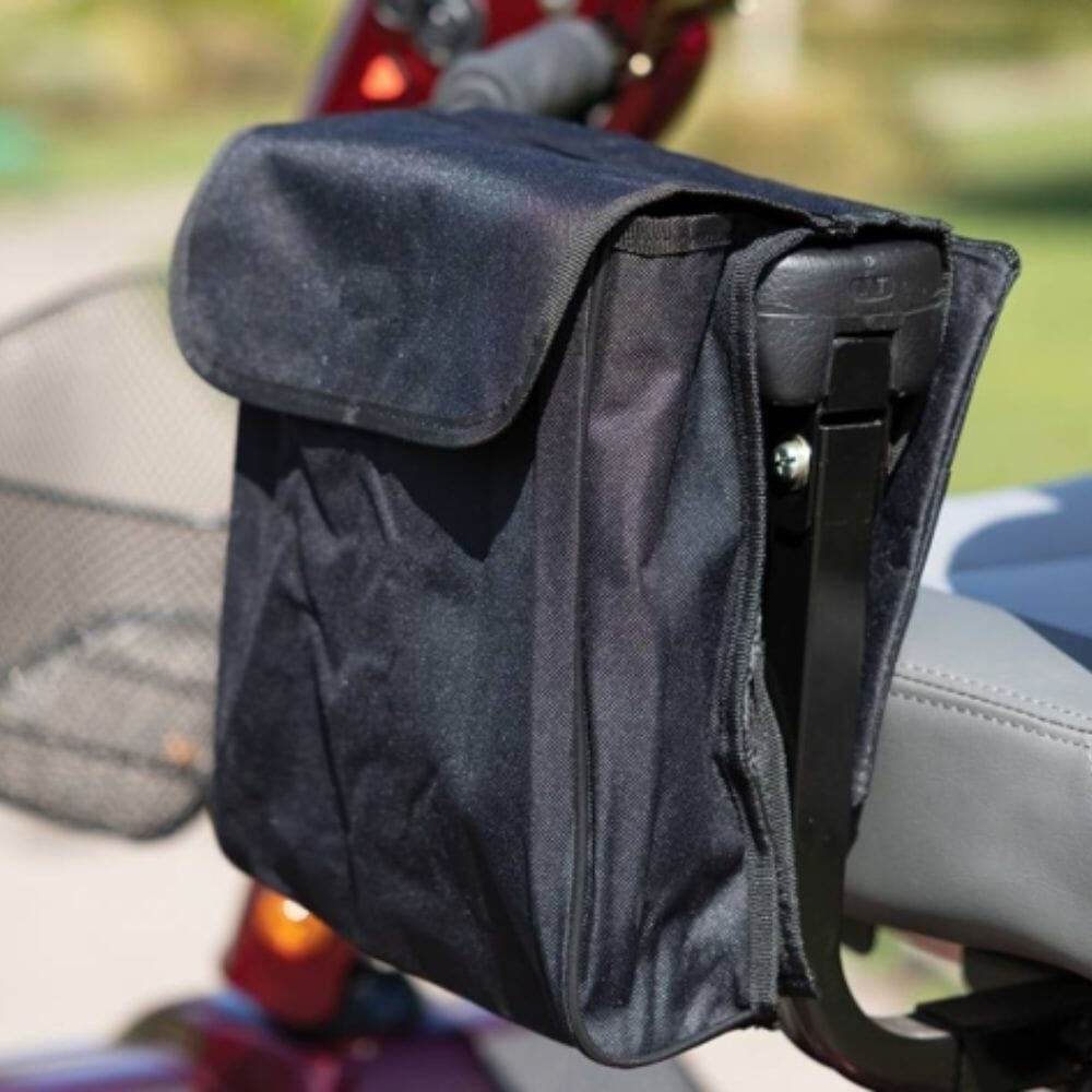 splash scooter pannier bag close up