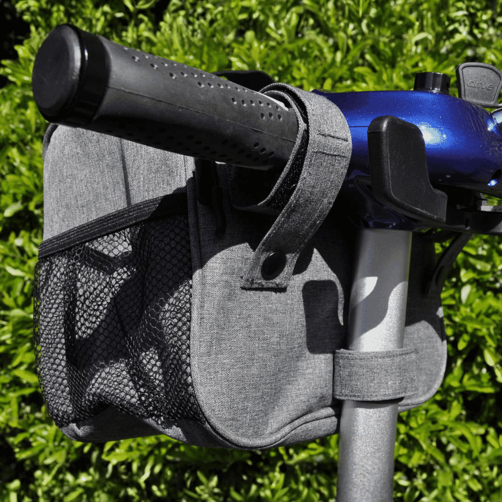 splash scooter tiller bag grey attachment