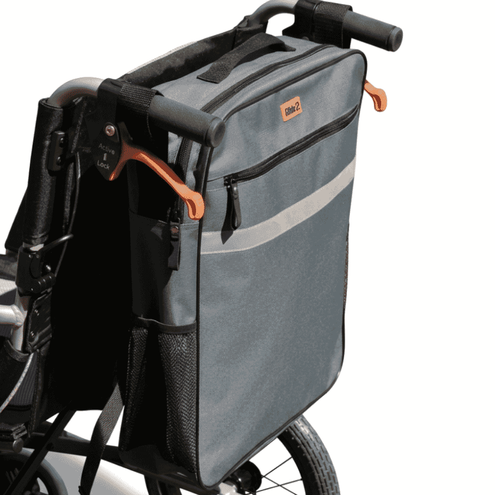 Splash Wheelchair Bag in Grey