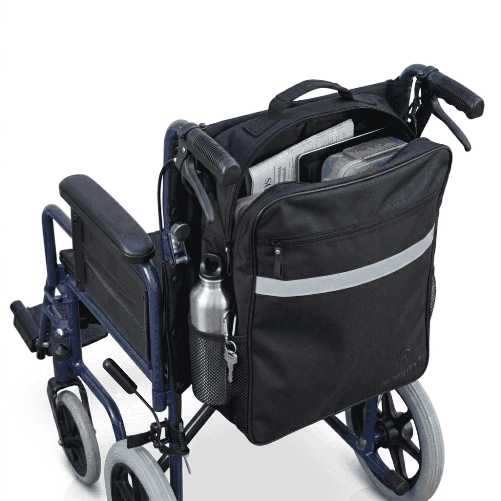 splash wheelchair bag inside