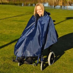 Splash Wheelchair Poncho - Unlined Unsleeved