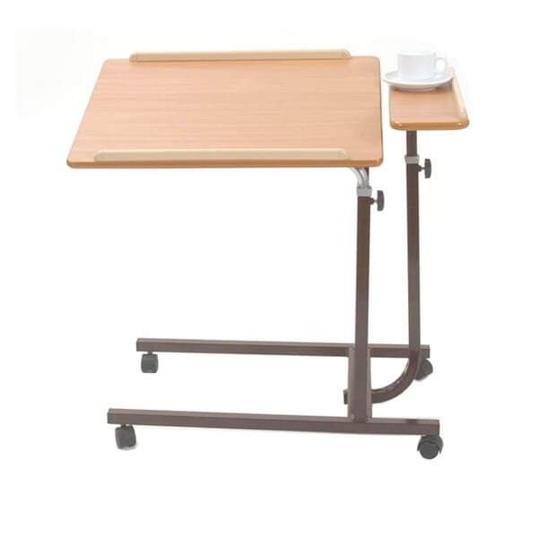 split level over bed and chair table brown