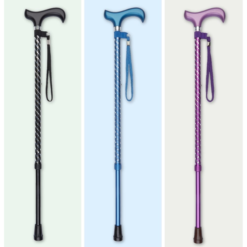 Spotty Adjustable Walking Stick