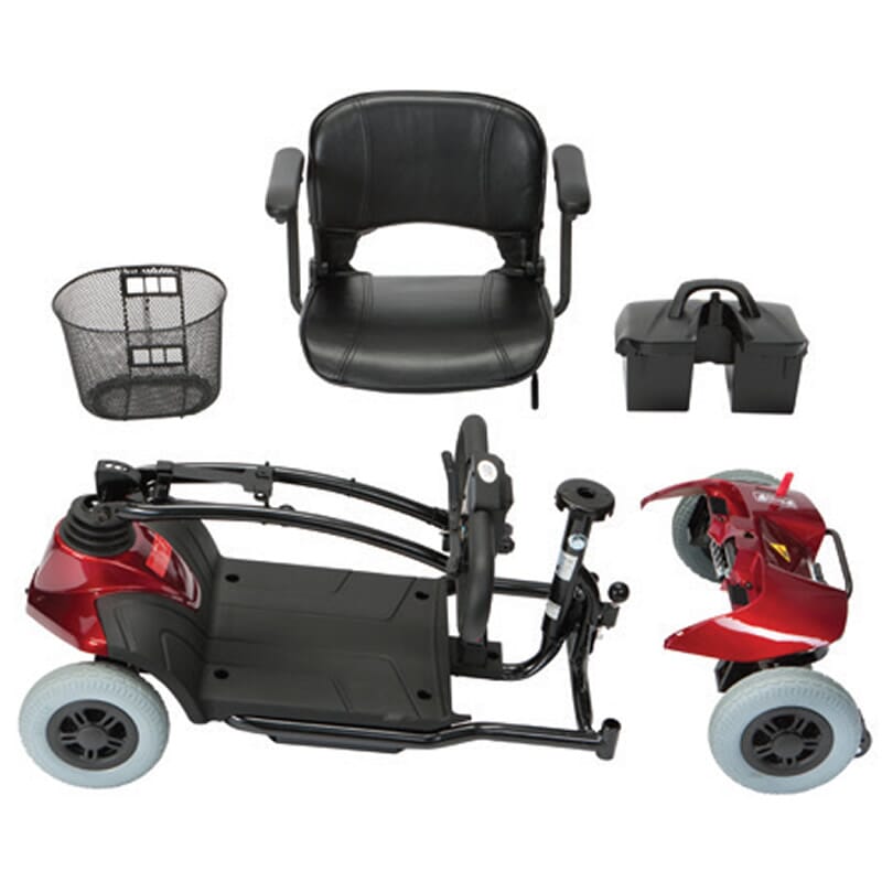 st1 portable boot scooter in 5 pieces