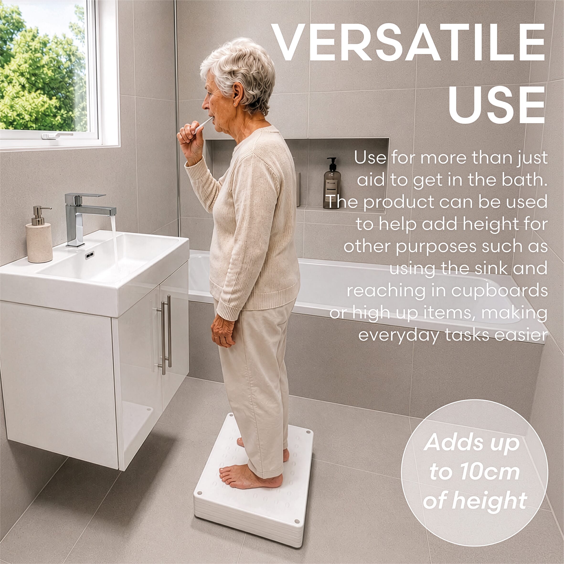 stackable bath step versatile