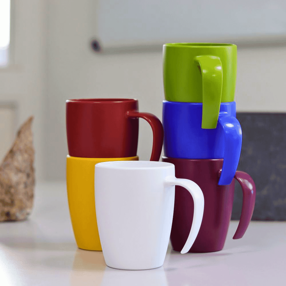 stackable coffee mug stacked