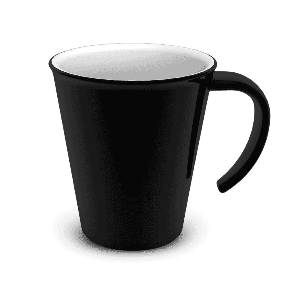stackable mug black