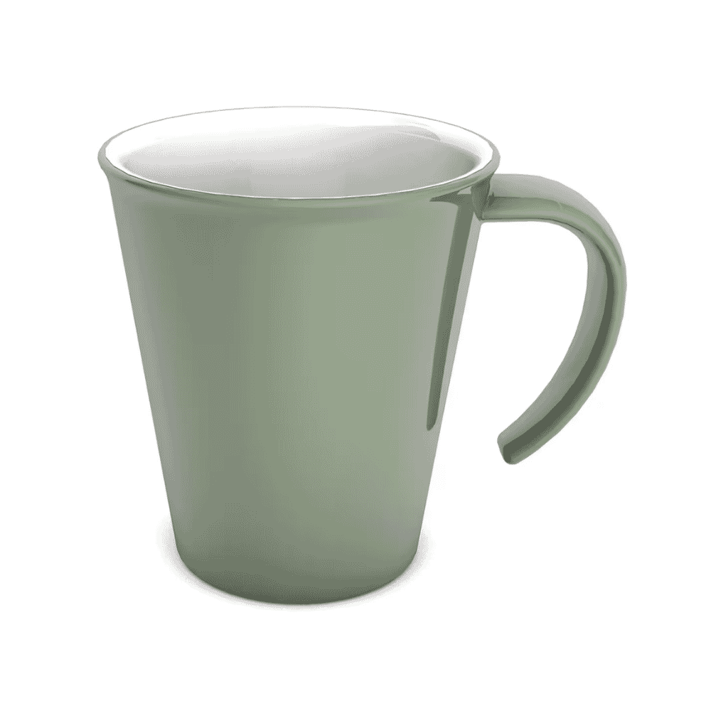 stackable mug sage green
